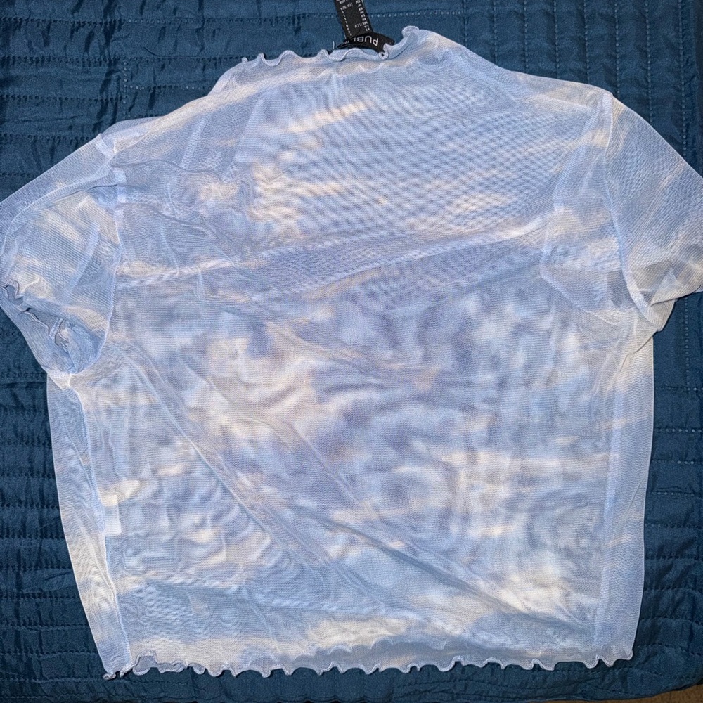 Elegant Sheer White Blouse